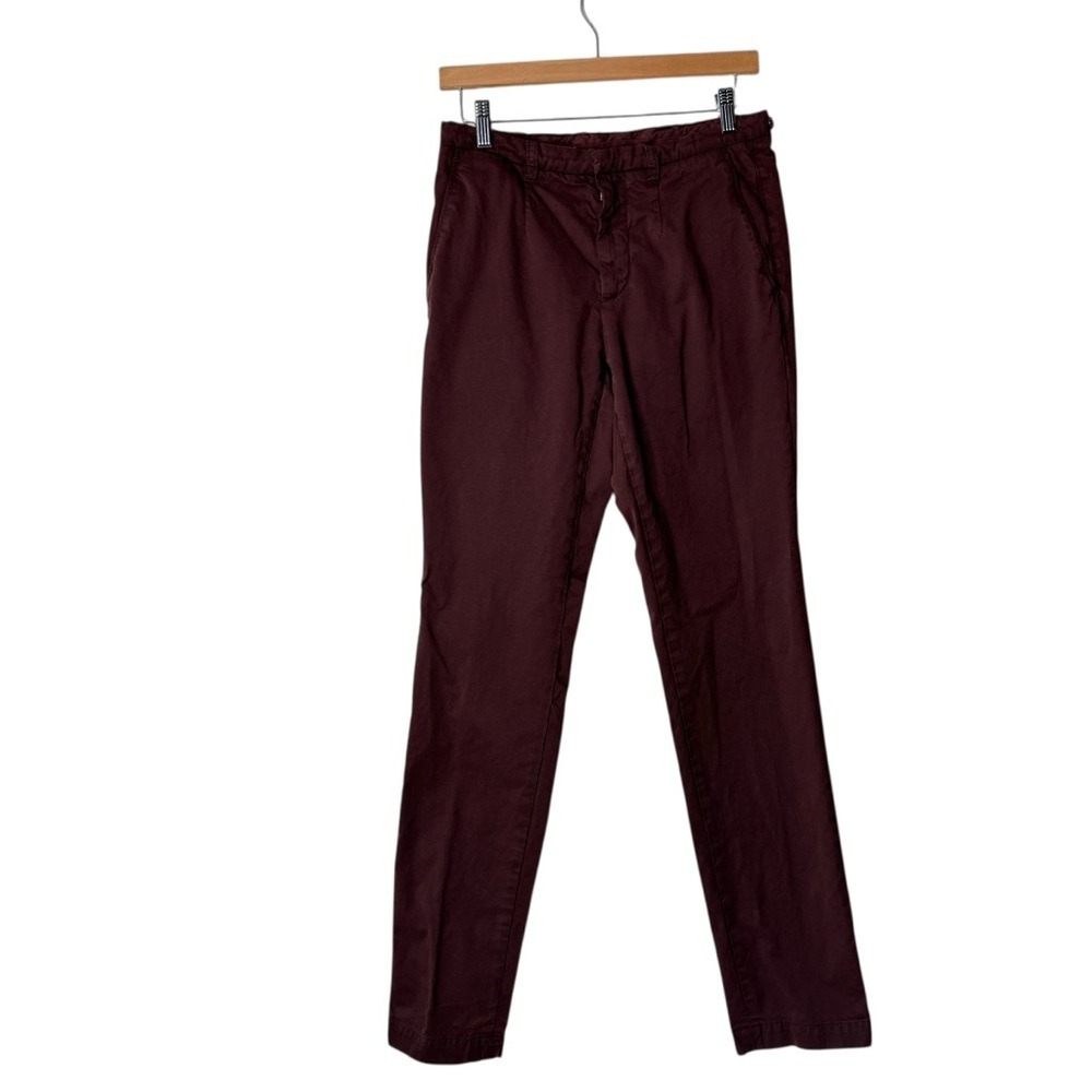 Kenzo Paris Women's Cotton‎ Wine Chino Pants Size France 38 US Small